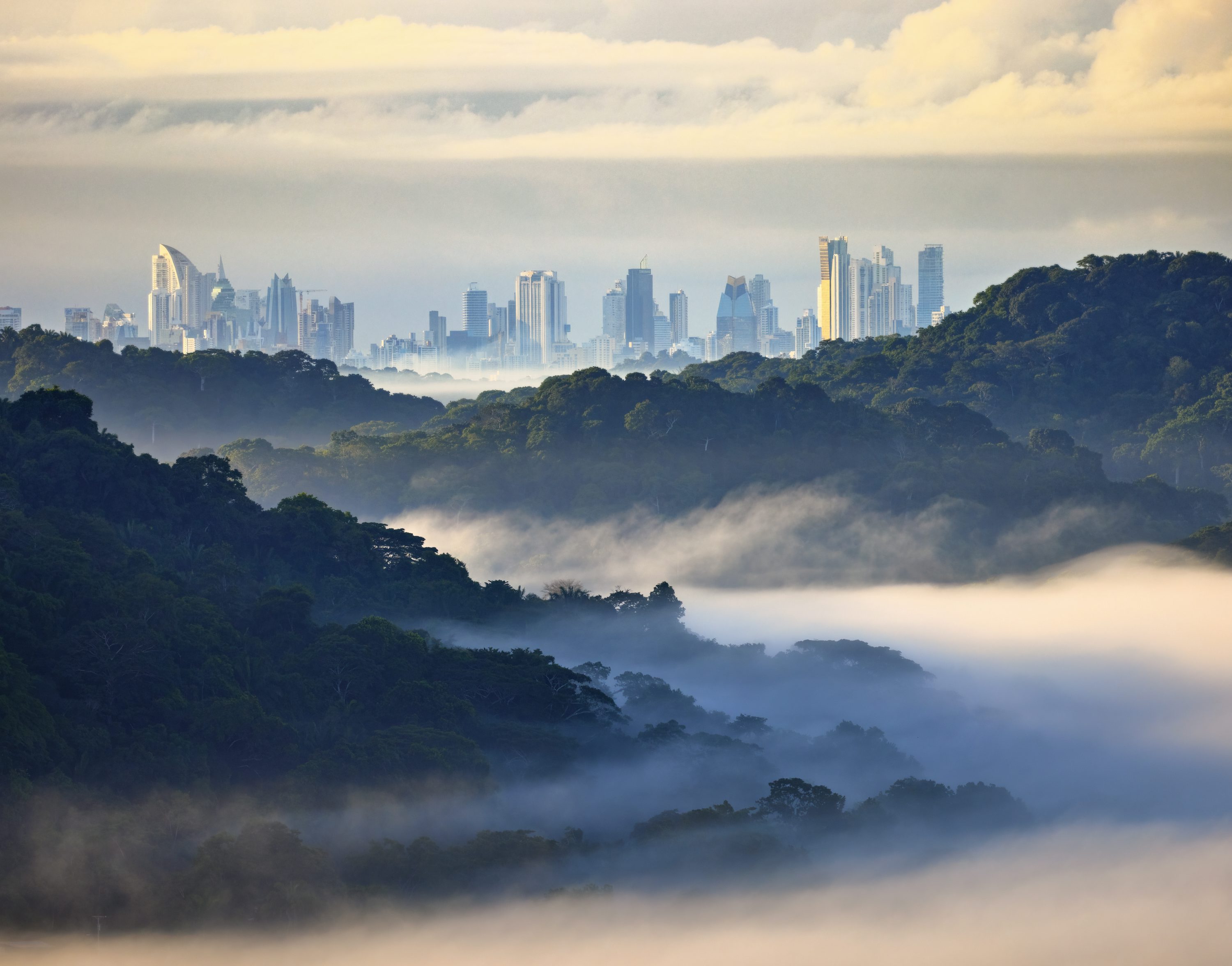 Panama City skyline and waterfront
